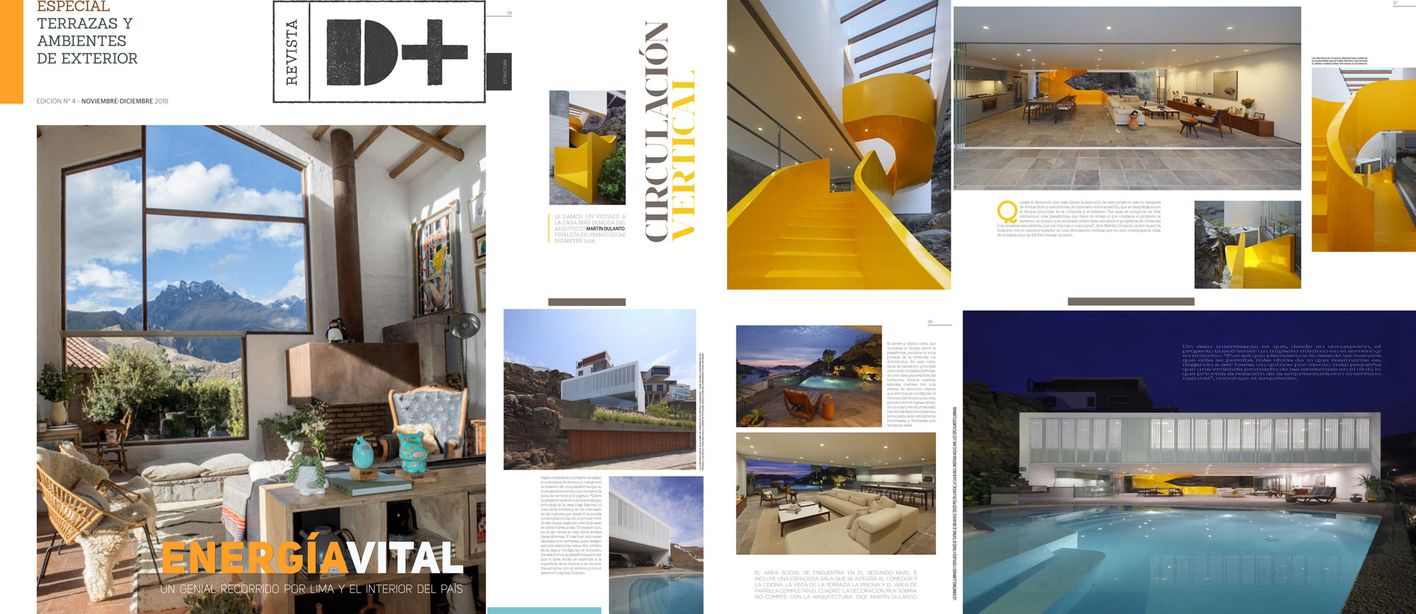 Casa P12 en revista Dossier de Arquitectura 24 CASAS DE PLAYA | Martin  Dulanto