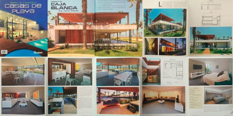 Casa P12 en revista Dossier de Arquitectura 24 CASAS DE PLAYA | Martin  Dulanto
