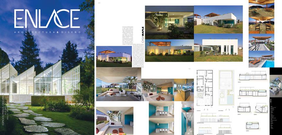 Casa Maple en Revista ENLACE de Mexico  enero 2015