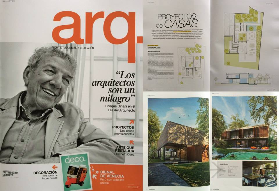 Casa PA en Revista ARQ   Año 3 Nr. 27 2014