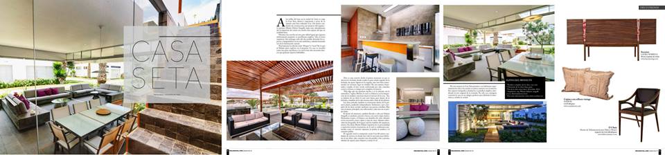 Casa Seta en Revista Deco En Lo Social (MEXICO) Edicion nr. 18